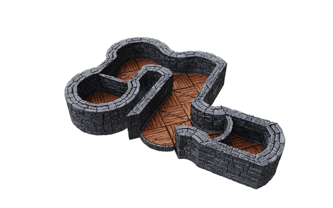 WarLock Tiles: Expansion Pack - 1 in. Dungeon Angles & Curves - for just $79.99! 