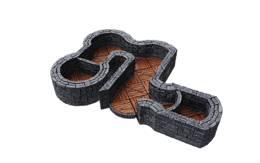 WarLock Tiles: Expansion Pack - 1 in. Dungeon Angles & Curves - for just $79.99! 