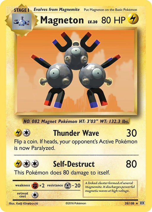 Magneton (38/108) (Theme Deck Exclusive) [XY: Evolutions] - for just $0.40! 