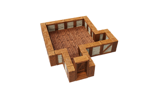 WarLock Tiles: Expansion Pack - 1 in. Town & Village Straight Walls - for just $79.99! 