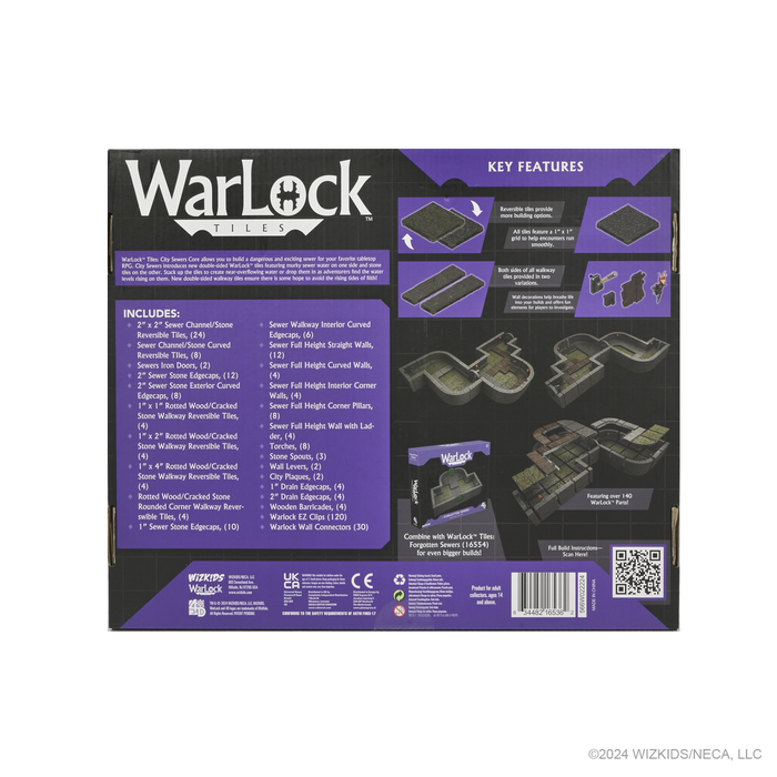 WarLock Tiles: City Sewers Core Set - for just $149.99! 