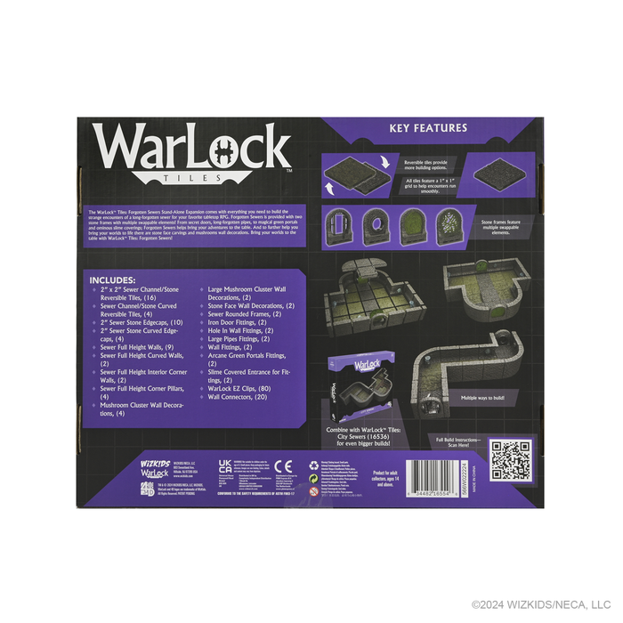 WarLock Tiles: Forgotten Sewers Stand-Alone Expansion - for just $99.99! 
