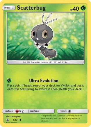 Scatterbug 006/131 - SM  Forbidden Light Reverse Holofoil - for just $0.18! 