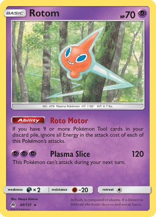 Rotom 040/131 - SM  Forbidden Light - for just $0.27! 