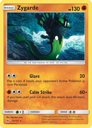 Zygarde 072/131 - SM  Forbidden Light - for just $0.15! 