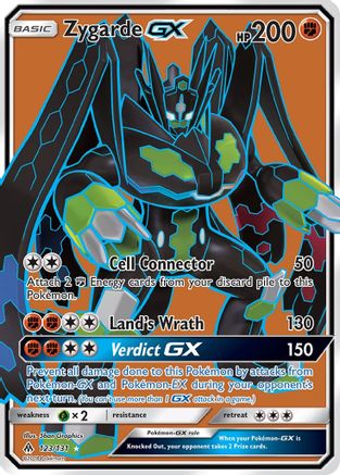 Zygarde GX (Full Art) 123/131 - SM  Forbidden Light Holofoil - for just $5.80! 