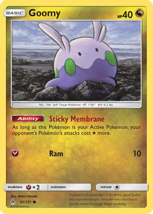 Goomy 091/131 - SM  Forbidden Light Reverse Holofoil - for just $0.25! 