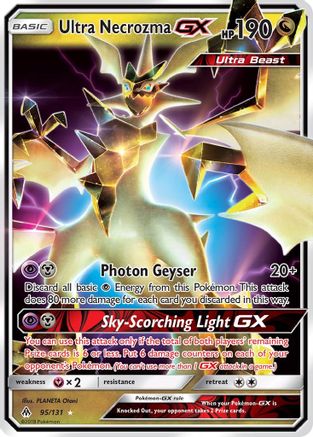 Ultra Necrozma GX 095/131 - SM  Forbidden Light Holofoil - for just $3.73! 