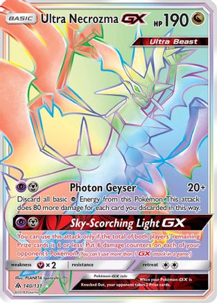 Ultra Necrozma GX (Secret) 140/131 - SM  Forbidden Light Holofoil - for just $14.69! 