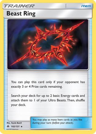 Beast Ring 102/131 - SM  Forbidden Light - for just $0.33! 