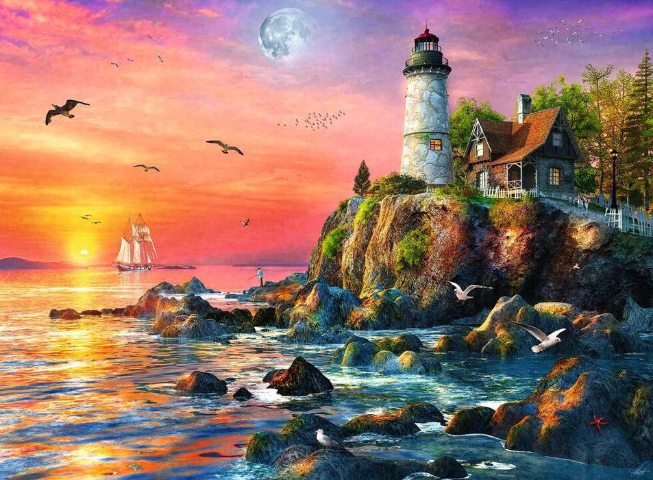 Puzzle: Lighthouse at Sunset - for just $18.49! 