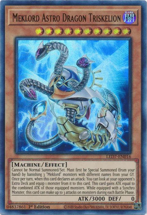 Meklord Astro Dragon Triskelion [LED7-EN016] Ultra Rare - for just $0.10! 