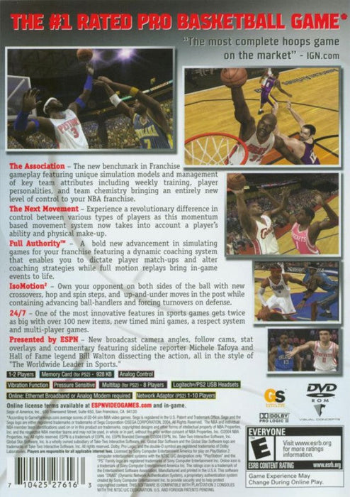ESPN NBA 2K5 – PlayStation 2 (PS2) - for just $0! 