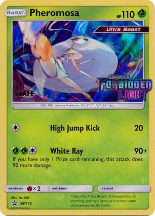 Pheromosa (Prerelease) [Staff] SM115 - SM Promos Holofoil - for just $14.95! 