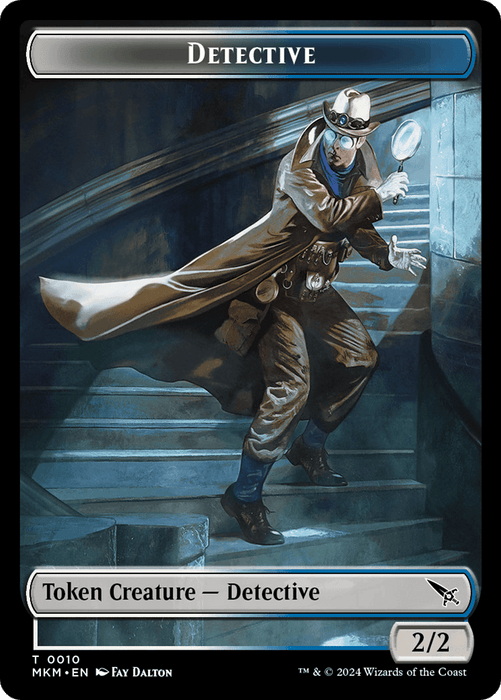 Detective // Dog Double-Sided Token [Murders at Karlov Manor Tokens] - Just $0.10! Shop now at Retro Gaming of Denver