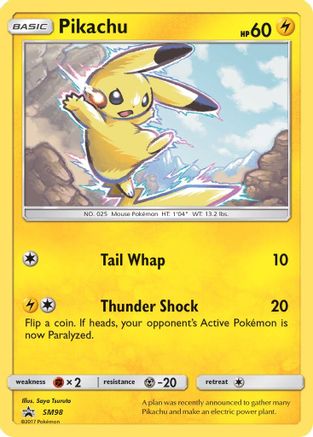 Pikachu SM98/248 - SM Promos Holofoil - for just $10.68! 
