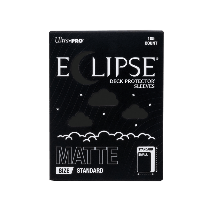 ECLIPSE® Matte Standard DECK PROTECTOR® Sleeves: Jet Black - 105ct - for just $12.99! 