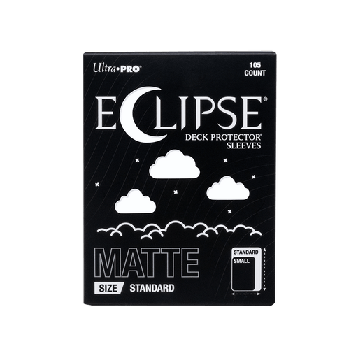 ECLIPSE® Matte Standard DECK PROTECTOR® Sleeves: Arctic White - 105ct - for just $12.99! 