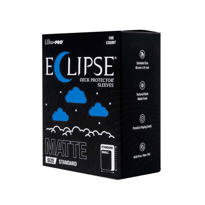 ECLIPSE® Matte Standard DECK PROTECTOR® Sleeves: Pacific Blue - 105ct - for just $12.99! 