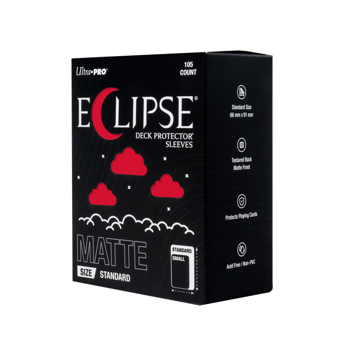 ECLIPSE® Matte Standard DECK PROTECTOR® Sleeves: Apple Red - 105ct - for just $12.99! 
