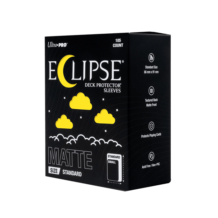 ECLIPSE® Matte Standard DECK PROTECTOR® Sleeves: Lemon Yellow - 105ct - for just $12.99! 