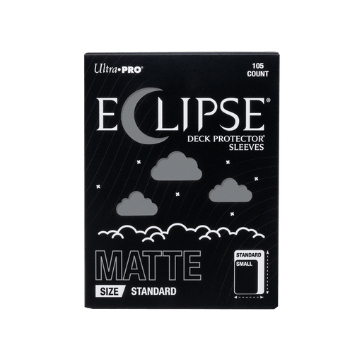 ECLIPSE® Matte Standard DECK PROTECTOR® Sleeves: Smoke Grey - 105ct - for just $12.99! 