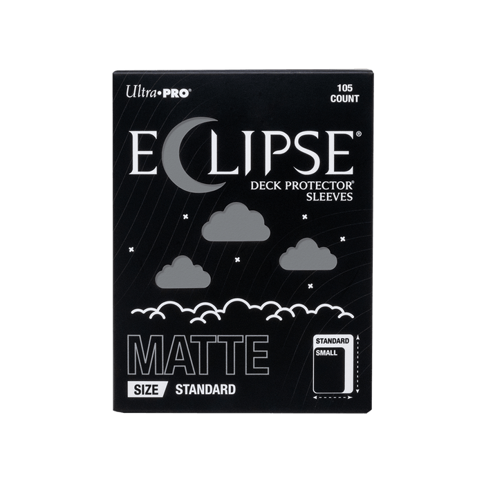 ECLIPSE® Matte Standard DECK PROTECTOR® Sleeves: Smoke Grey - 105ct - for just $12.99! 