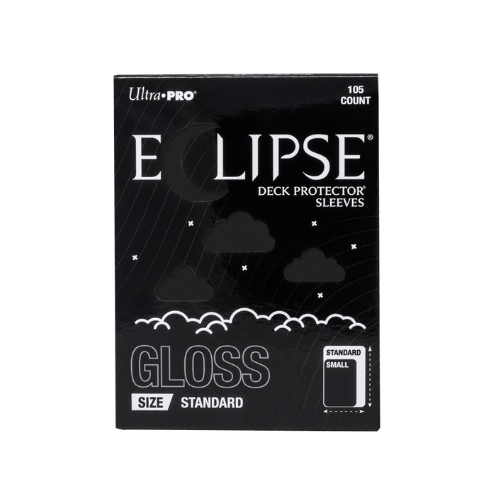 ECLIPSE® Gloss Standard DECK PROTECTOR® Sleeves: Jet Black - 105ct - for just $12.99! 