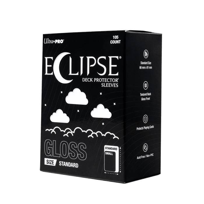 ECLIPSE® Gloss Standard DECK PROTECTOR® Sleeves: Arctic White - 105ct - for just $12.99! 