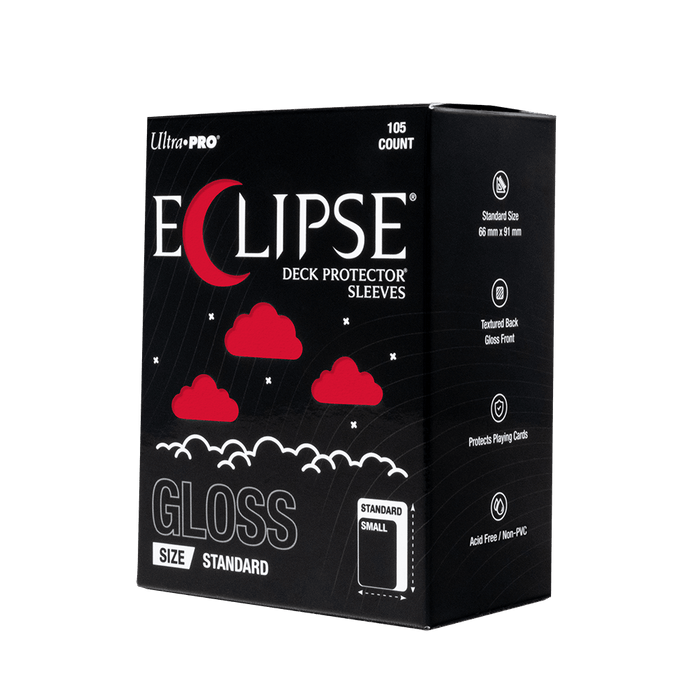 ECLIPSE® Gloss Standard DECK PROTECTOR® Sleeves: Apple Red - 105ct - for just $12.99! 
