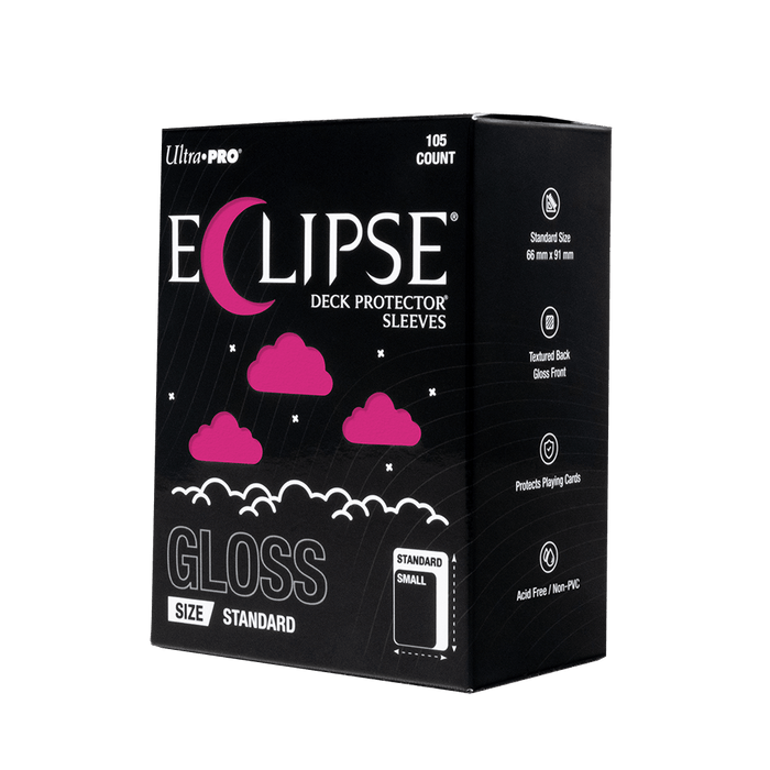 ECLIPSE® Gloss Standard DECK PROTECTOR® Sleeves: Hot Pink - 105ct - for just $12.99! 
