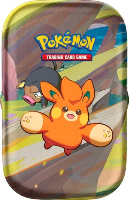 Pokemon: Paldea Friends Mini Tin - Pawmot & Lechonk - for just $11.99! 