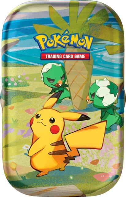 Pokemon: Paldea Friends Mini Tin - Pikachu & Capsakid - for just $11.99! 