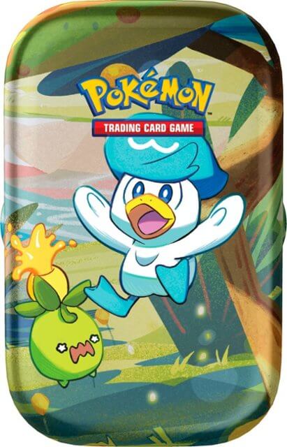 Pokemon: Paldea Friends Mini Tin - Quaxly & Smoliv - for just $11.99! 