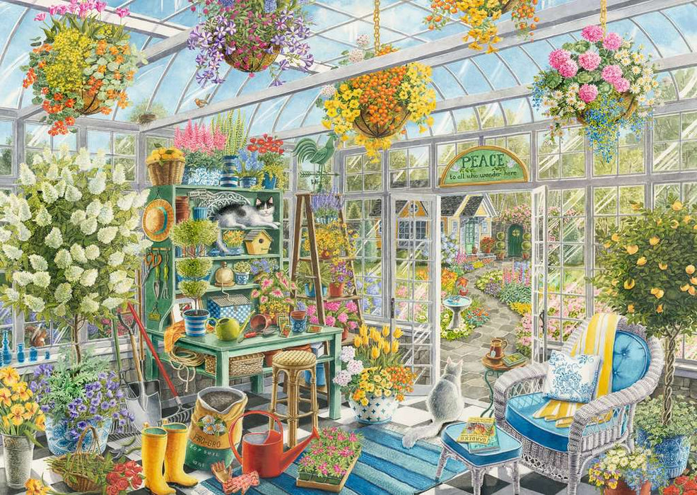 Puzzle: Large Format - Greenhouse Heaven - for just $18.49! 