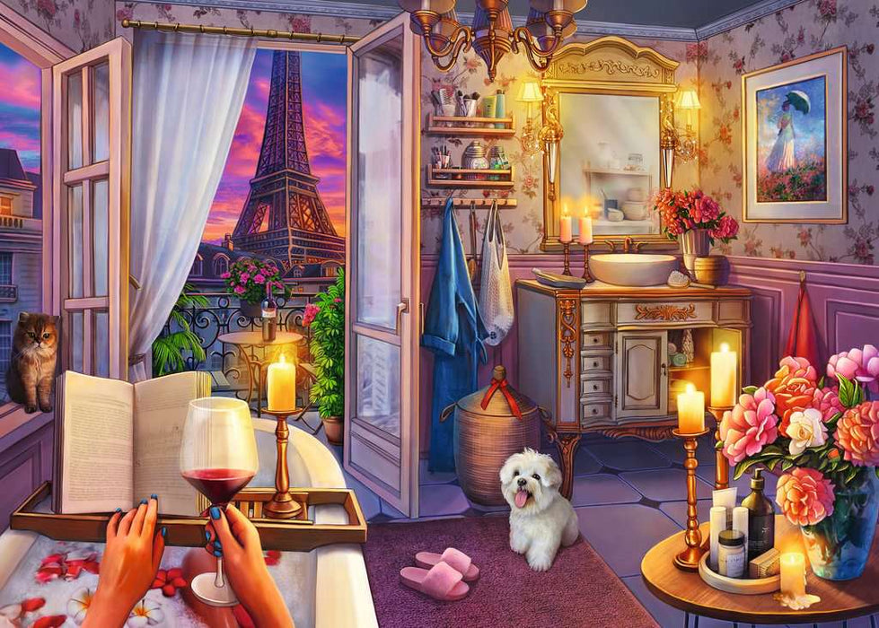 Puzzle: Large Format - Cozy Bathroom - for just $24.99! 