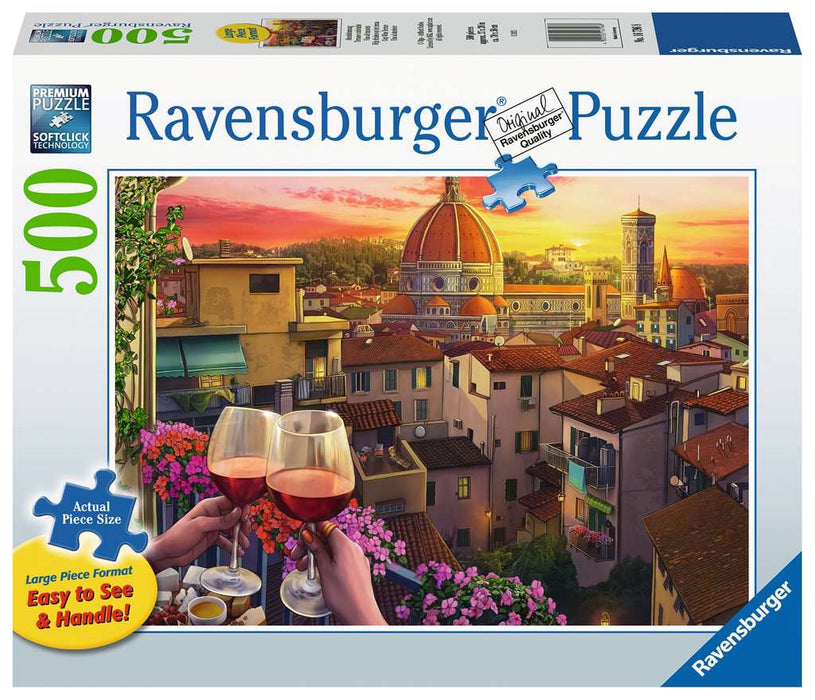 Puzzle: Large Format - Cozy Wine Terrace - for just $24.99! 