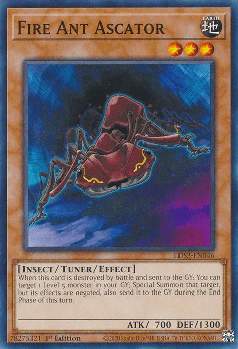 Fire Ant Ascator [LDS3-EN046] Common - for just $0.10! 