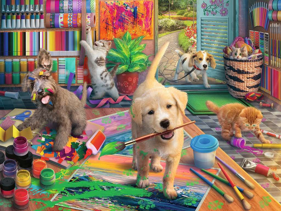 Puzzle: Large Format - Cute Crafters - for just $24.99! 