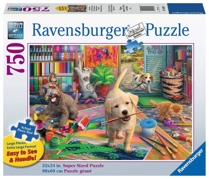 Puzzle: Large Format - Cute Crafters - for just $24.99! 