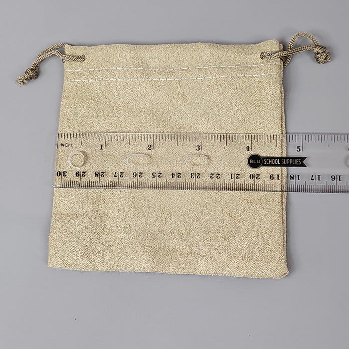 DRAWSTRING POUCH 100 Count 4.75" x 4.75" Medium Fabric Bag for Gifts, Party & Wedding Favors, Jewelry, Game Pieces (New) - for just $8! 