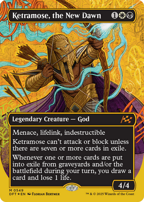 Ketramose, the New Dawn (DFT-549) - Aetherdrift (Borderless) Foil - for just $13.53! 