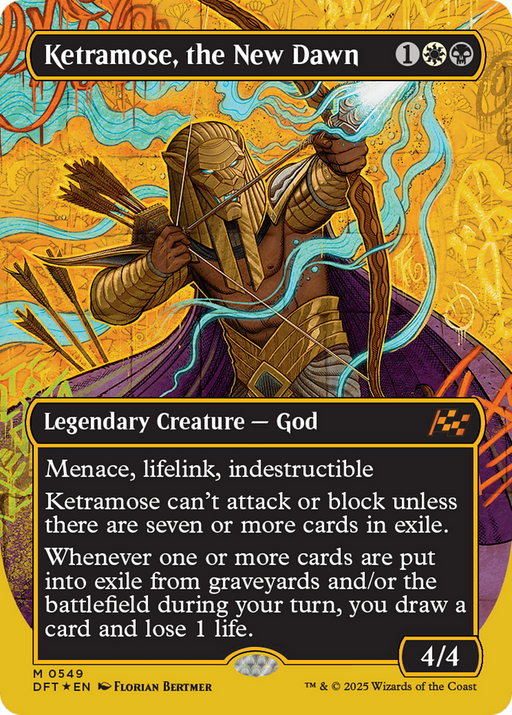 Ketramose, the New Dawn (DFT-549) - Aetherdrift (Borderless) Foil - for just $13.53! 