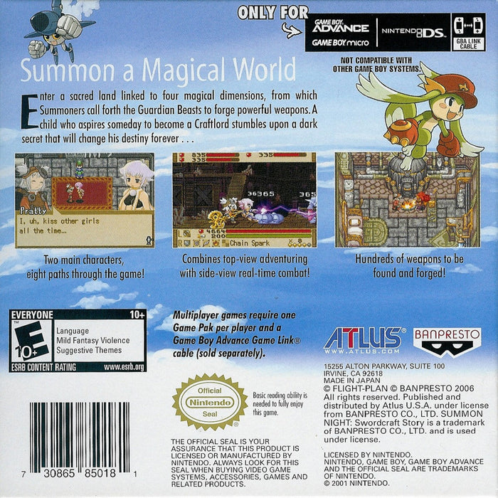 Summon Night: Swordcraft Story [CIB] – Game Boy Advance (GBA) - for just $255.99! 