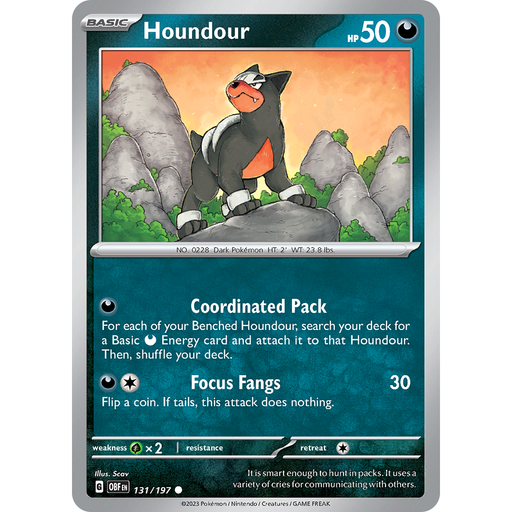 Houndour (131/197) [Scarlet & Violet: Obsidian Flames] - Just $0.05! Shop now at Retro Gaming of Denver