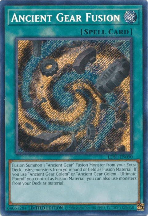 Ancient Gear Fusion [LDS1-EN090] Secret Rare - for just $0.85! 