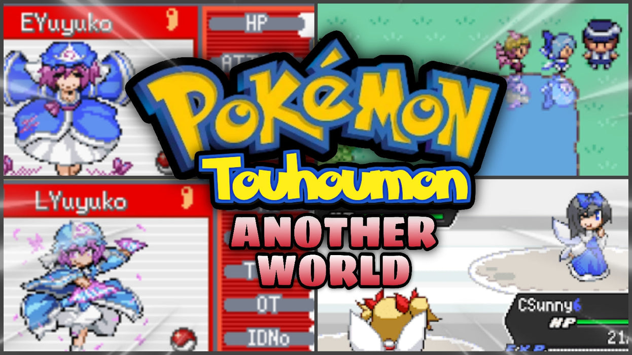 Pokemon Touhou Another World GBA ROM Hack Video Game Gameboy Advance - for just $18.49! 