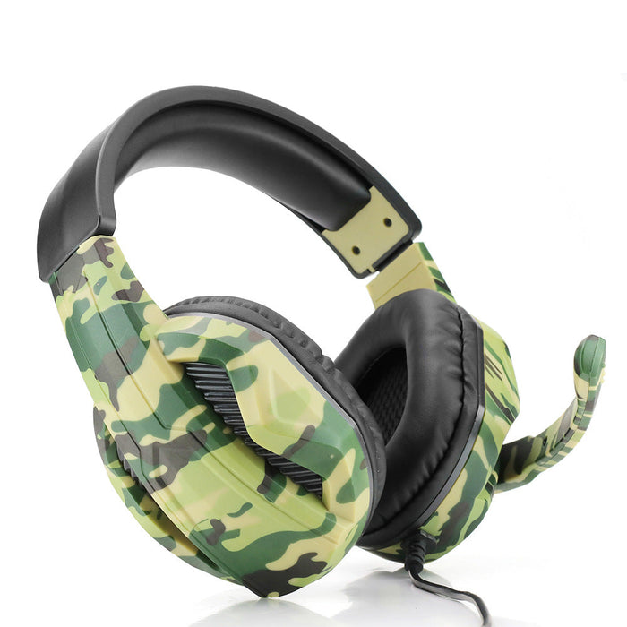 Fashion Wired Gaming Camouflage Headset - for just $67.10! 