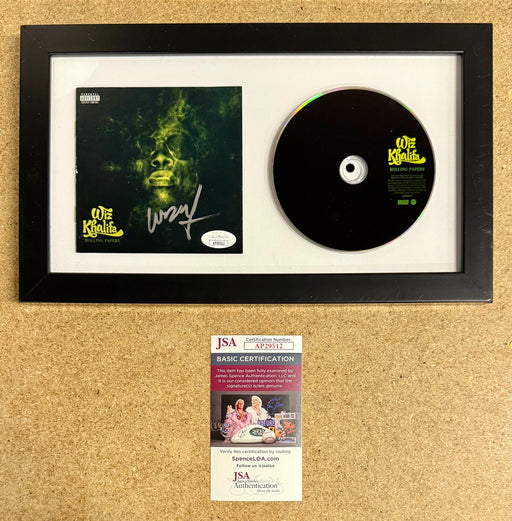 Wiz Khalifa Signed Rolling Papers Framed CD Booklet With JSA COA - for just $275! 