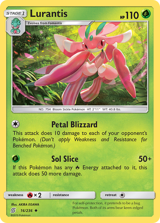 Lurantis 016/236 - SM  Unified Minds Reverse Holofoil - for just $0.28! 